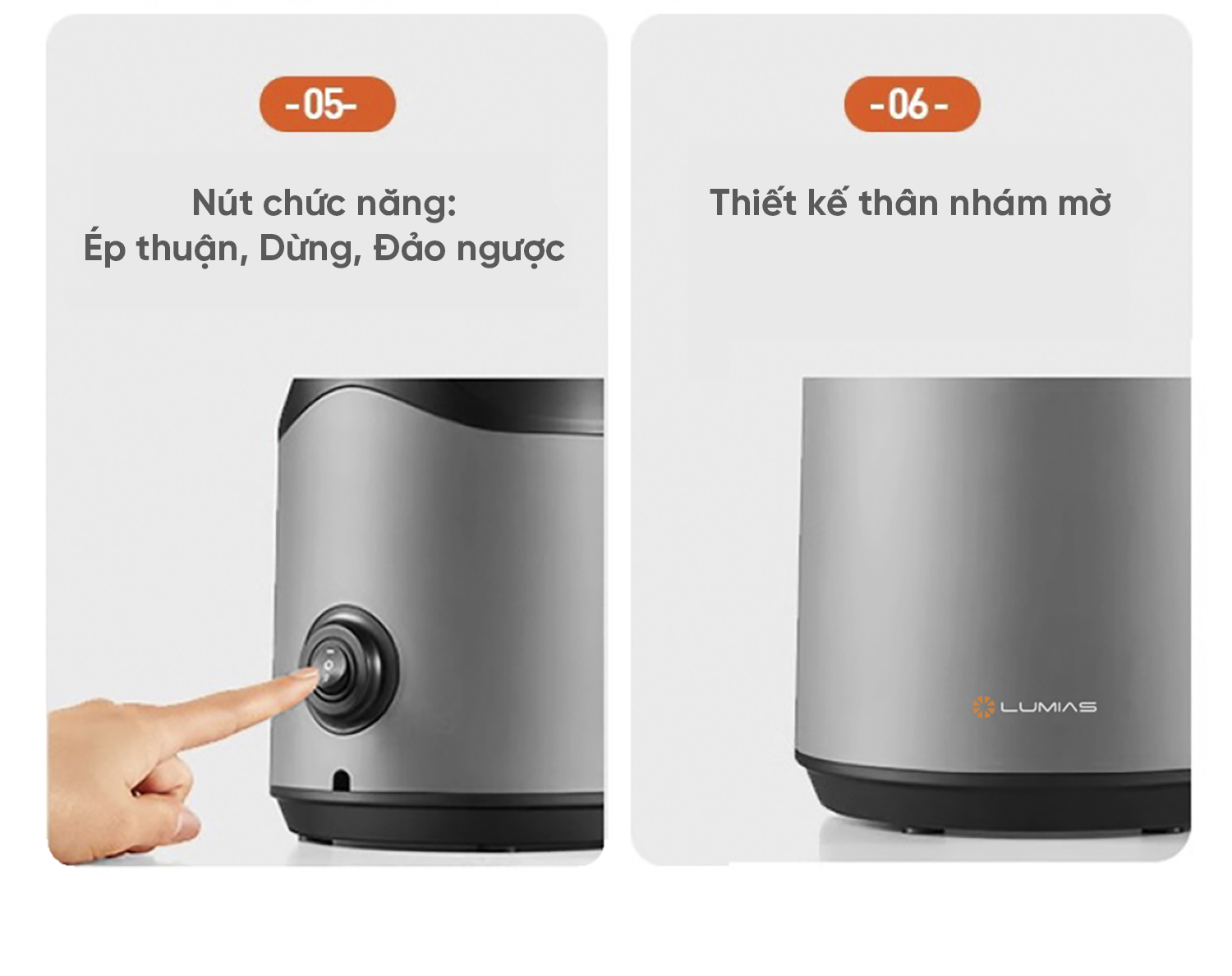 Thiết kế thân nhám mờ