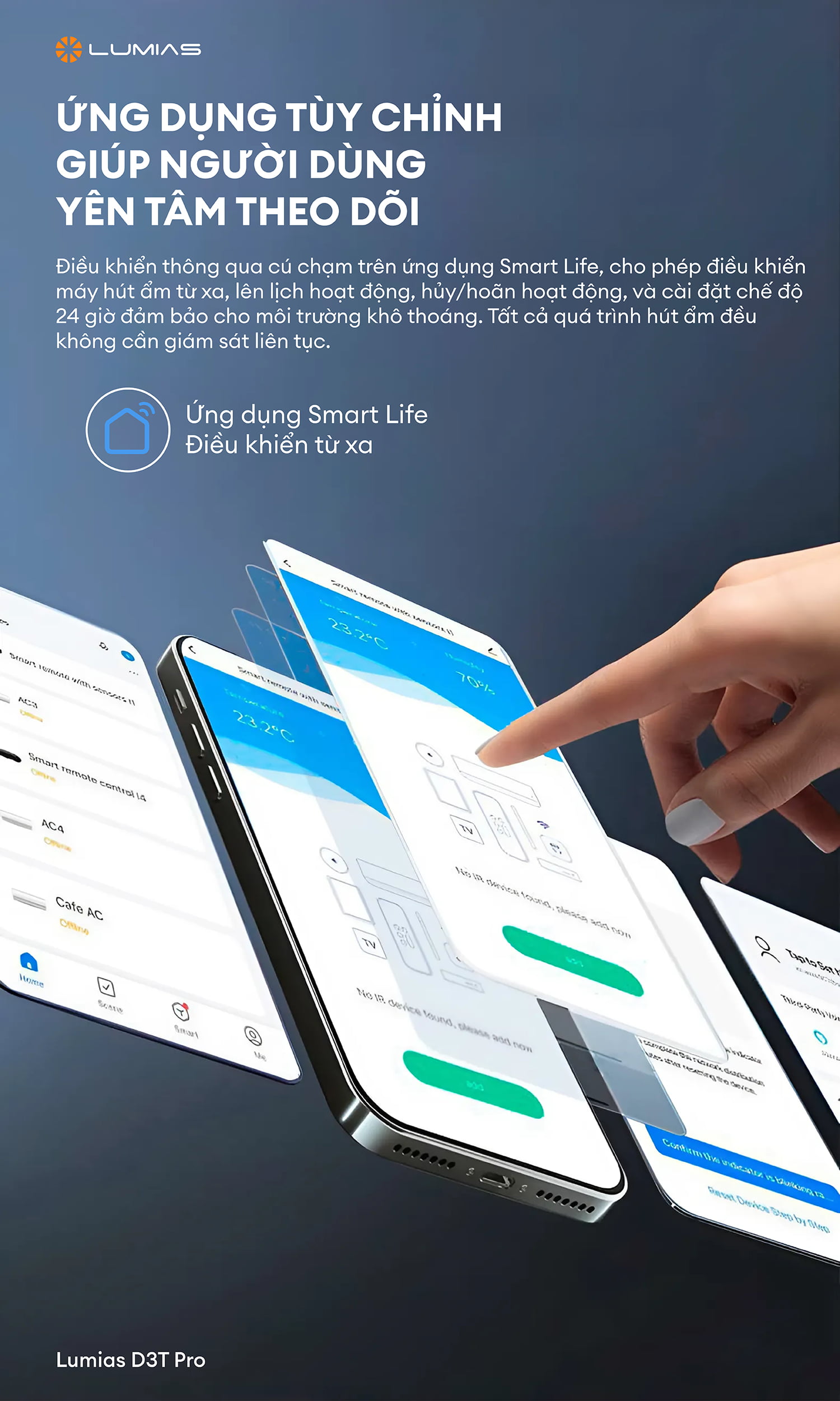 Ứng dụng tùy chỉnh giúp người dùng yên tâm theo dõi