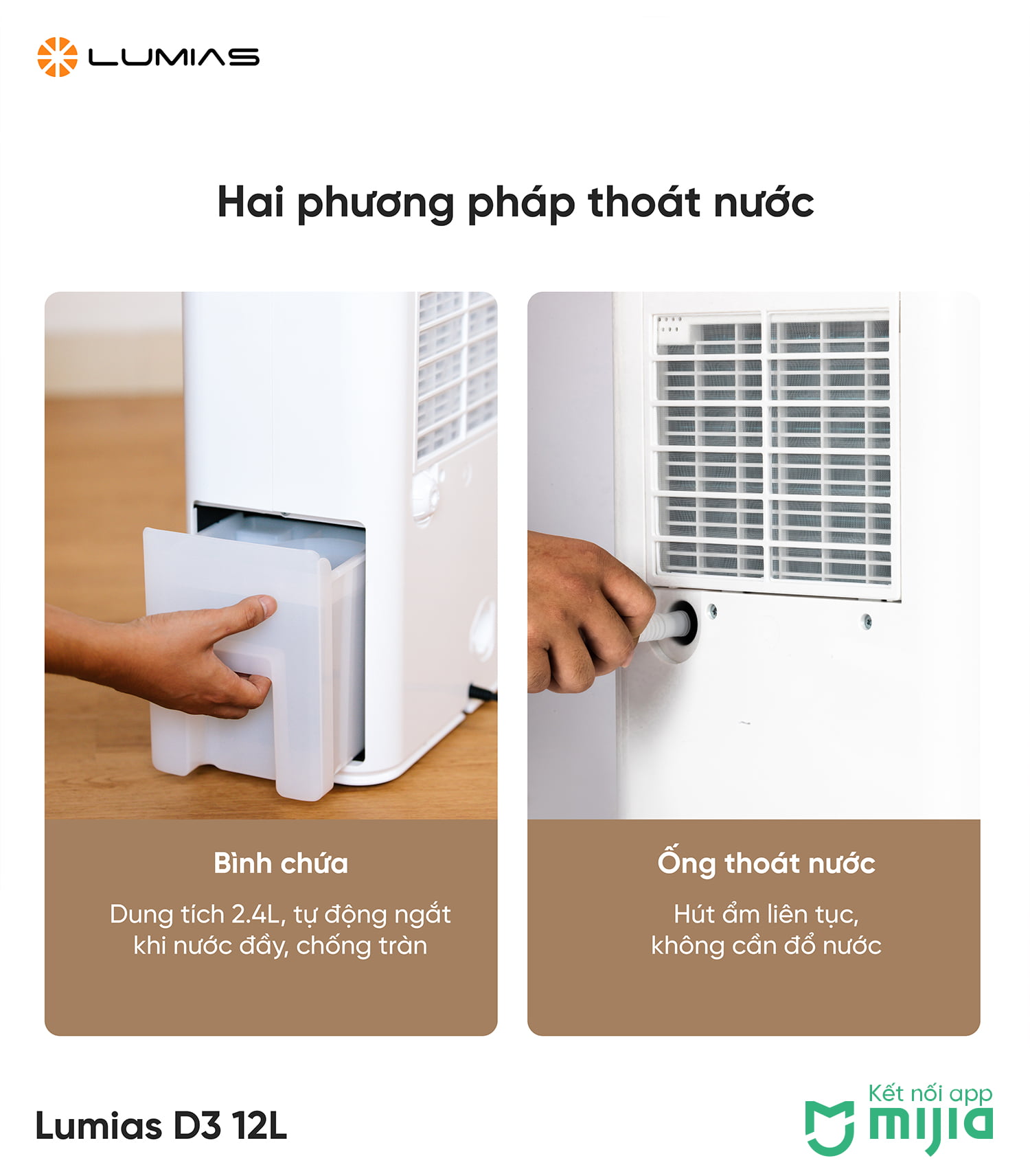 Hai phương pháp thoát nước tiện lợi