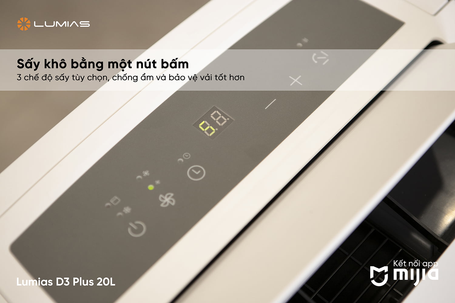 Sấy khô bằng một nút bấm