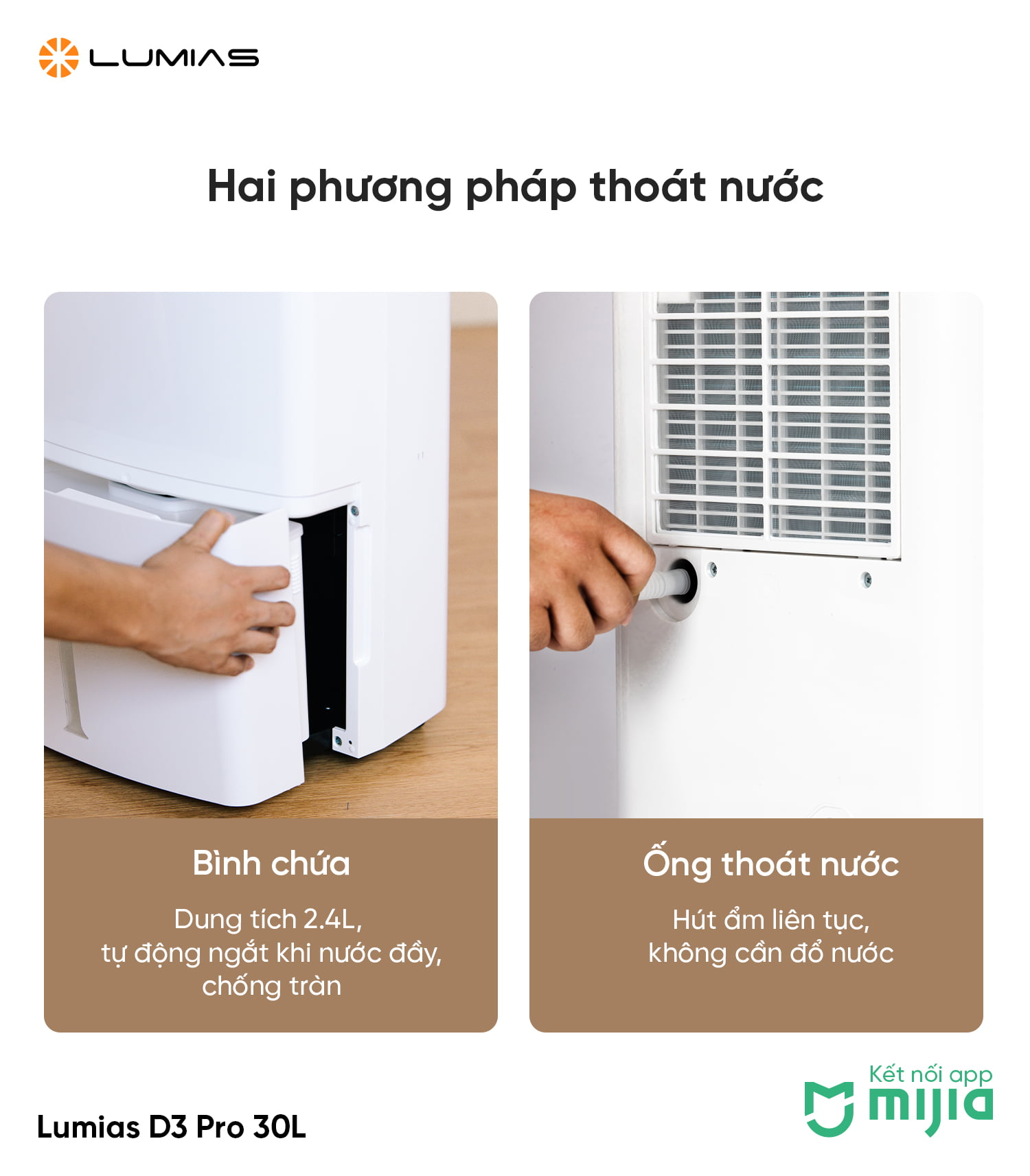 Hai phương pháp thoát nước