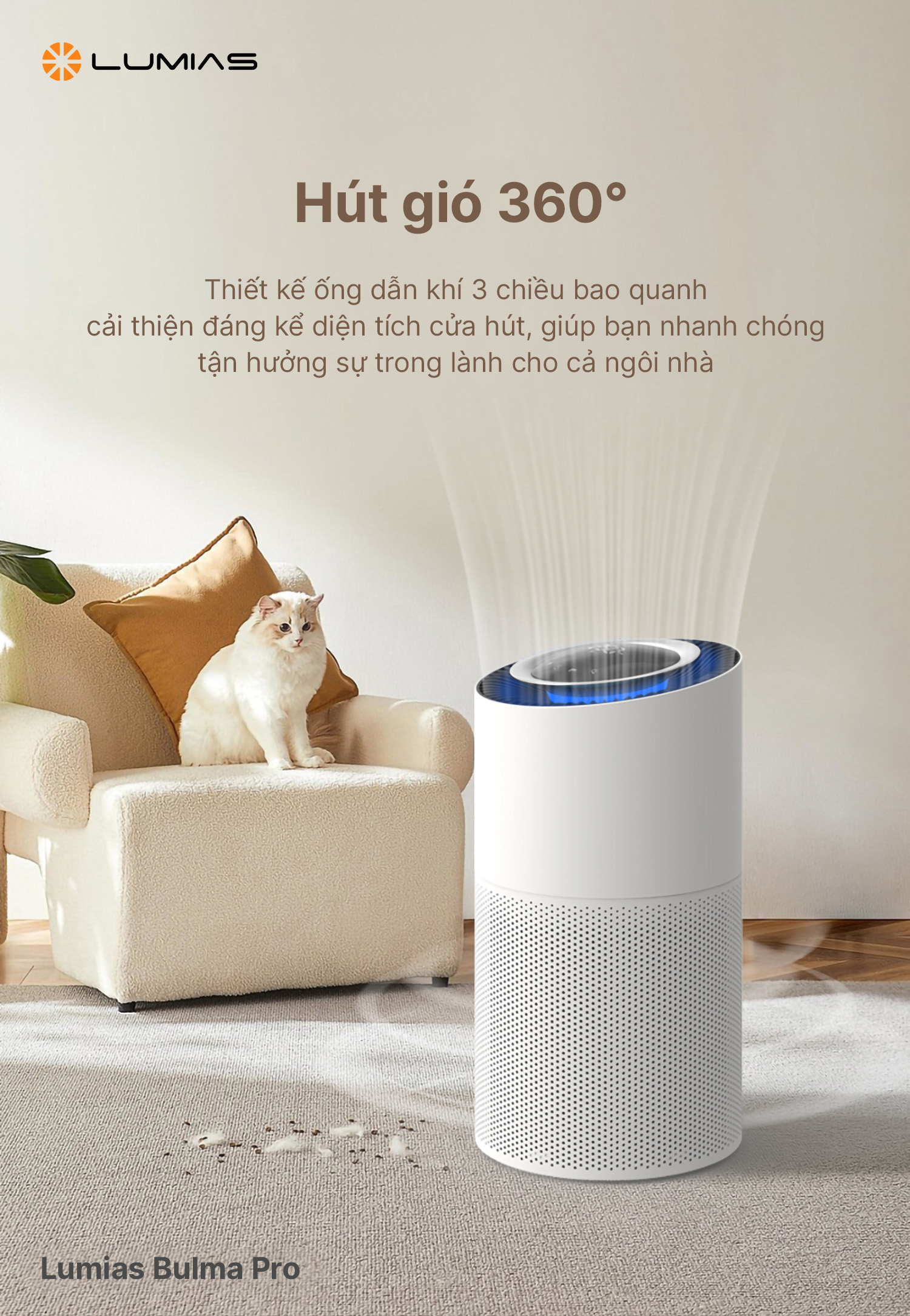 Hút gió 360 độ