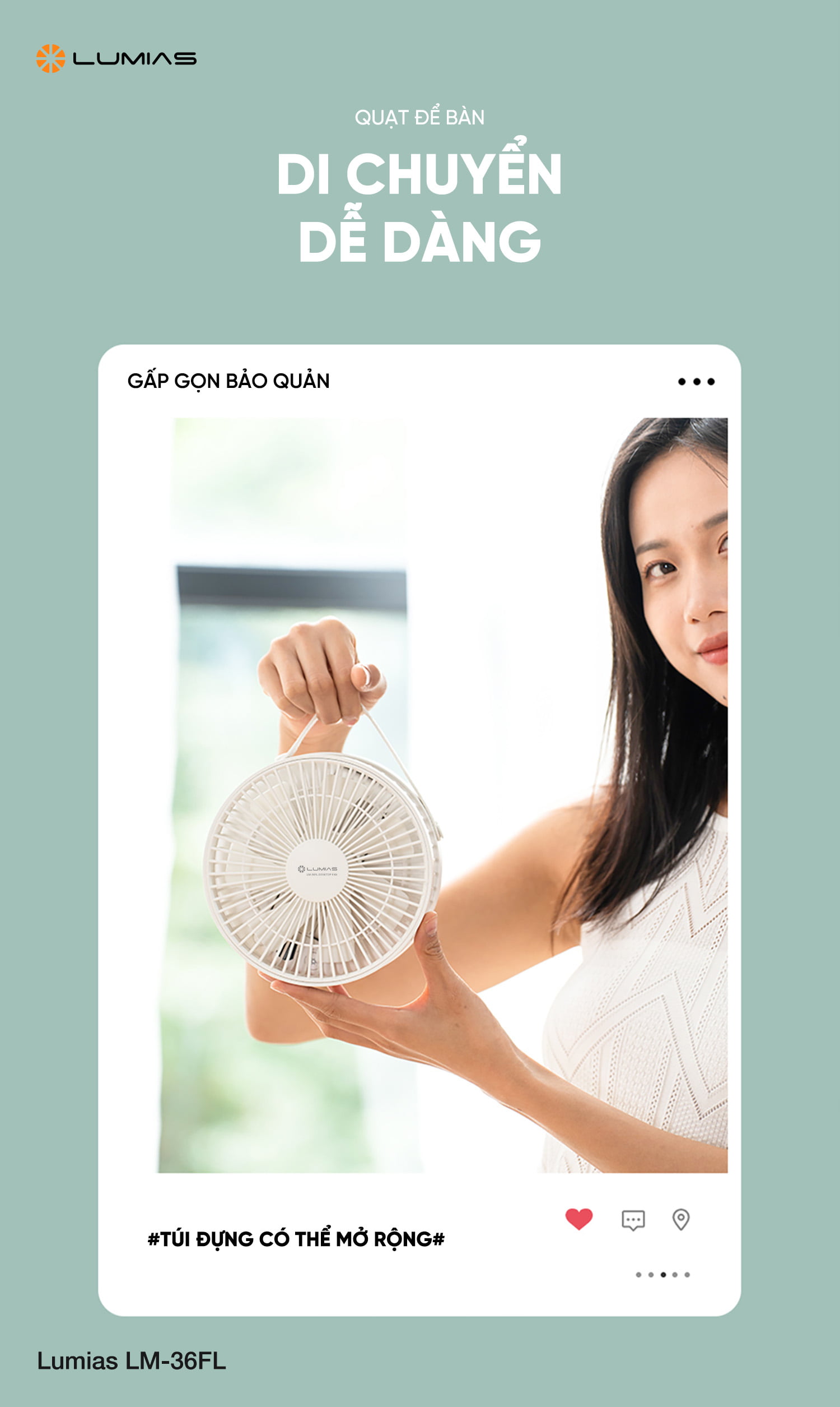 Di chuyển dễ dàng