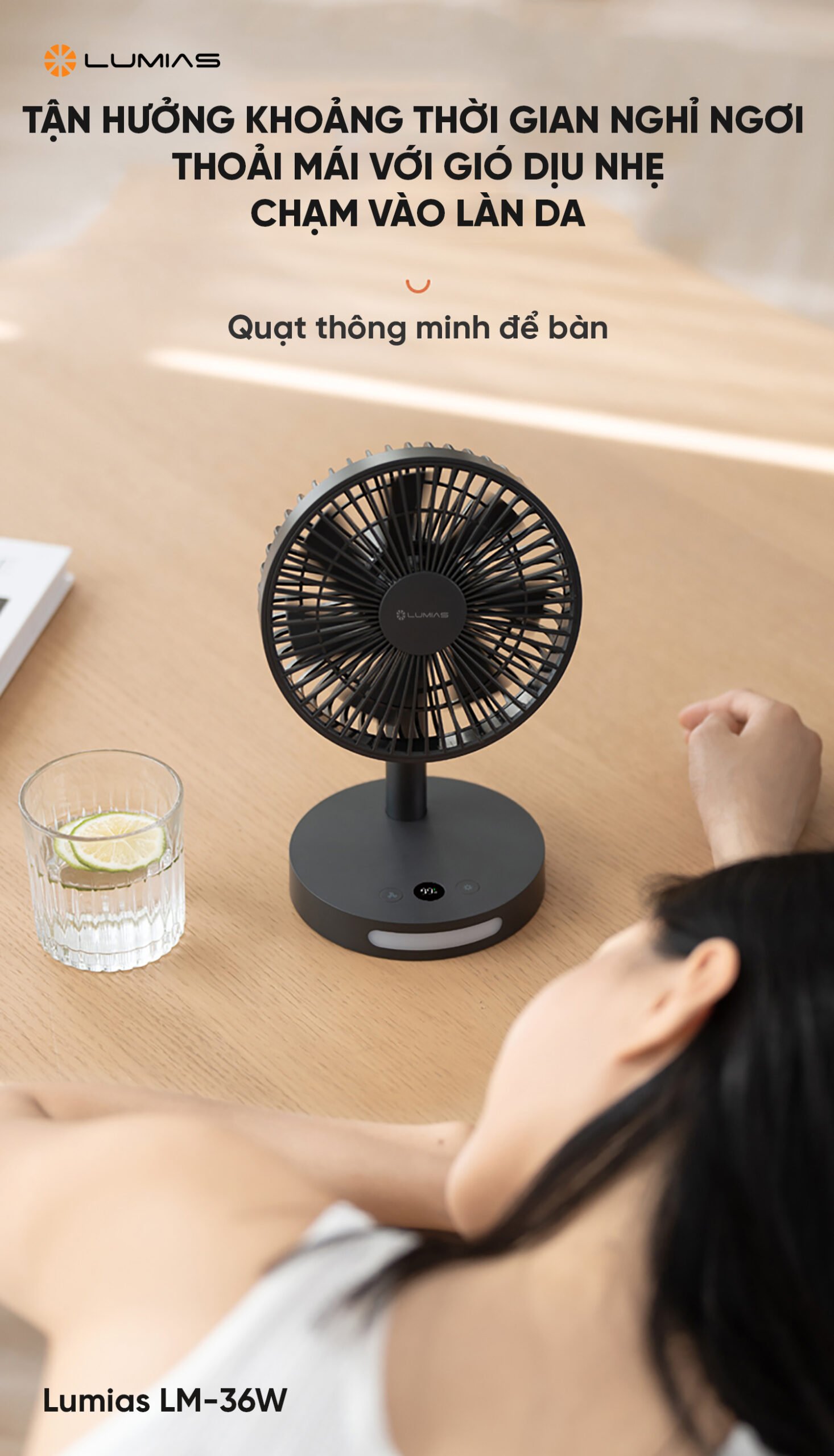 Quạt thông minh để bàn