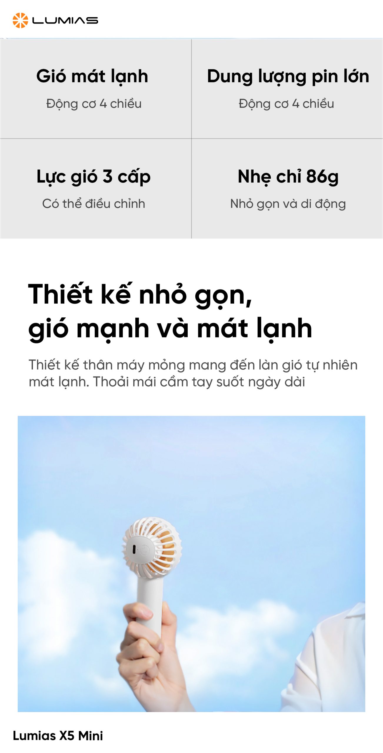 Thiết kế nhỏ gọn