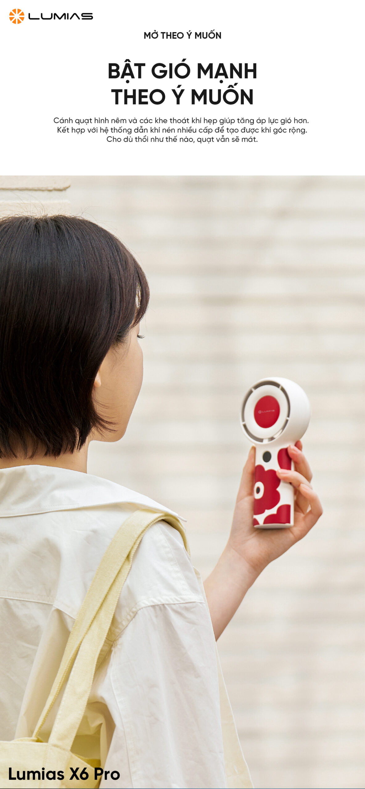 Bật gió mạnh theo ý muốn