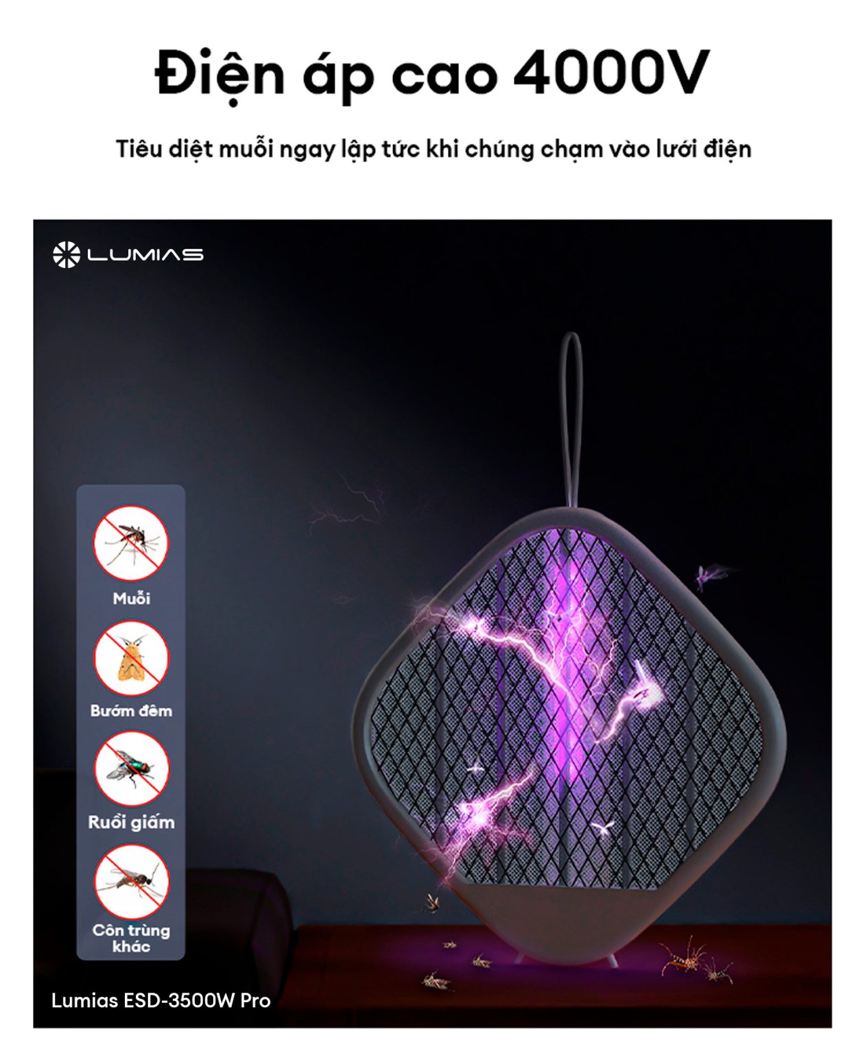 Điện áp cao 4000V