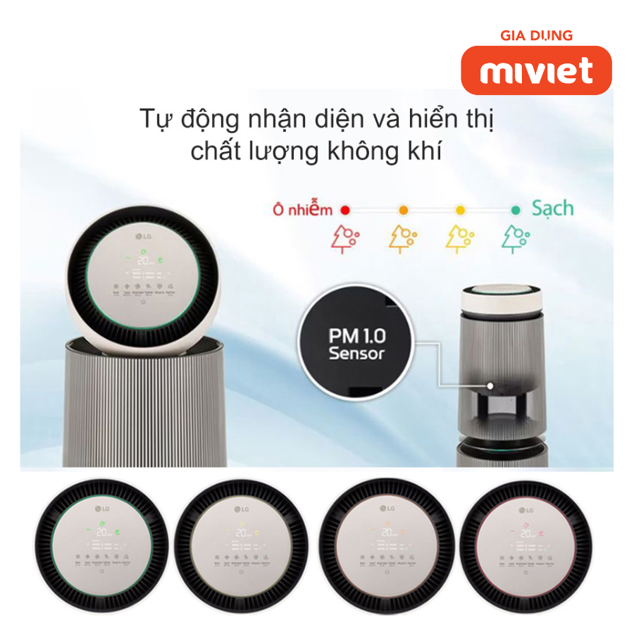Máy lọc không khí LG Puricare 360 Alpha 2 tầng công nghệ UVnano