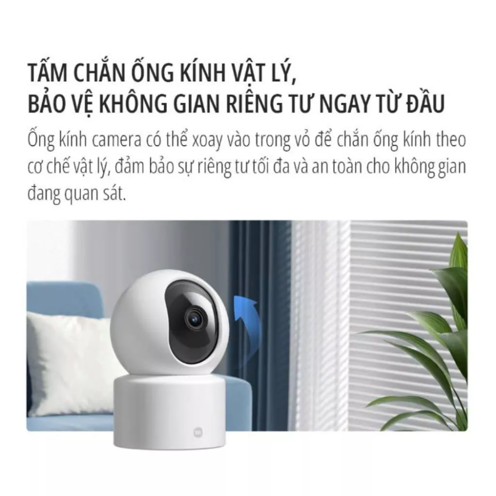 Camera giám sát thông minh Xiaomi C301 - Chính hãng Tấm chắn ống kính vật lý
