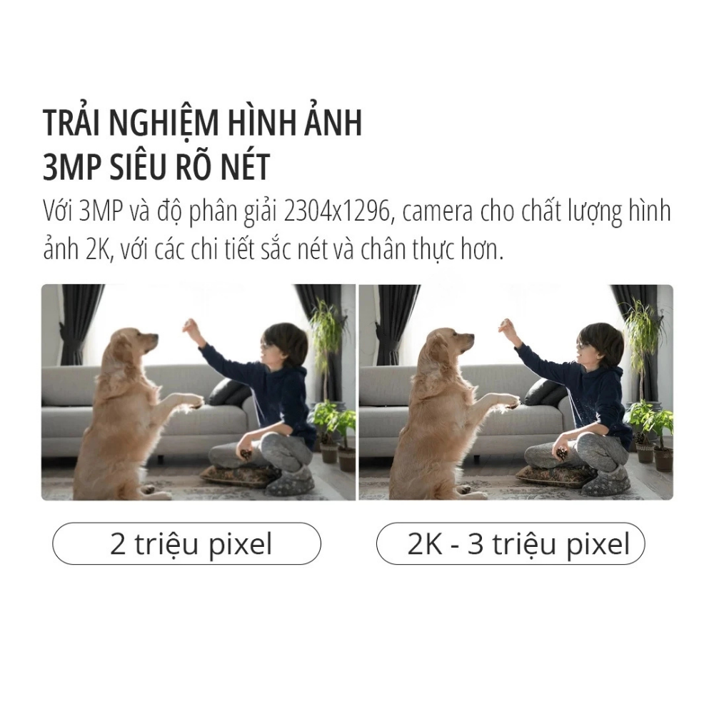 Camera giám sát thông minh Xiaomi C301 - Chính hãng Trải nghiệm hình ảnh 3MP siêu rõ nét
