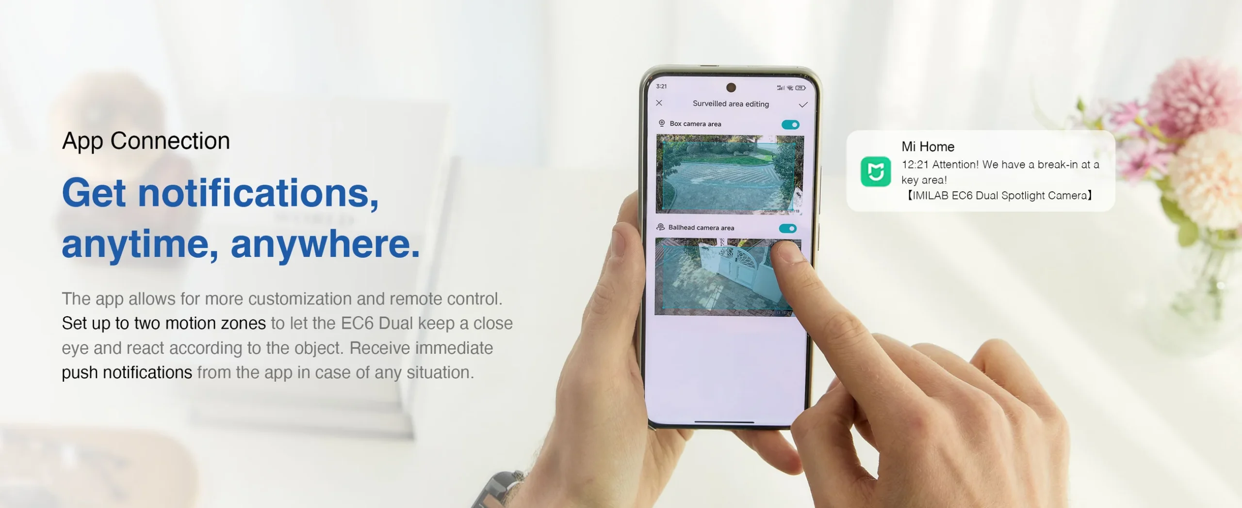 Camera ngoài trời Imilab EC6 Dual 2K+2K - Bản Quốc Tế