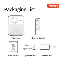 Máy Chiếu Mini Xiaomi Wanbo Mozart 1 Pro - Chính hãng Máy Chiếu Mini Xiaomi Wanbo Mozart 1 Pro - Chính hãng