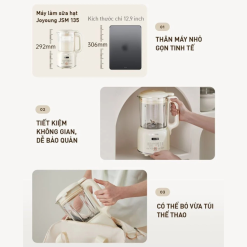 Máy làm sữa hạt Joyoung JSM-135 | Dung tích 1.2L | Công suất 400W Máy làm sữa hạt Joyoung JSM-135 | Dung tích 1.2L | Công suất 400W