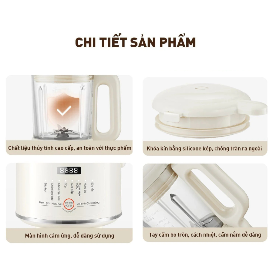 Máy làm sữa hạt Joyoung JSM-135 | Dung tích 1.2L | Công suất 400W Máy làm sữa hạt Joyoung JSM-135 | Dung tích 1.2L | Công suất 400W