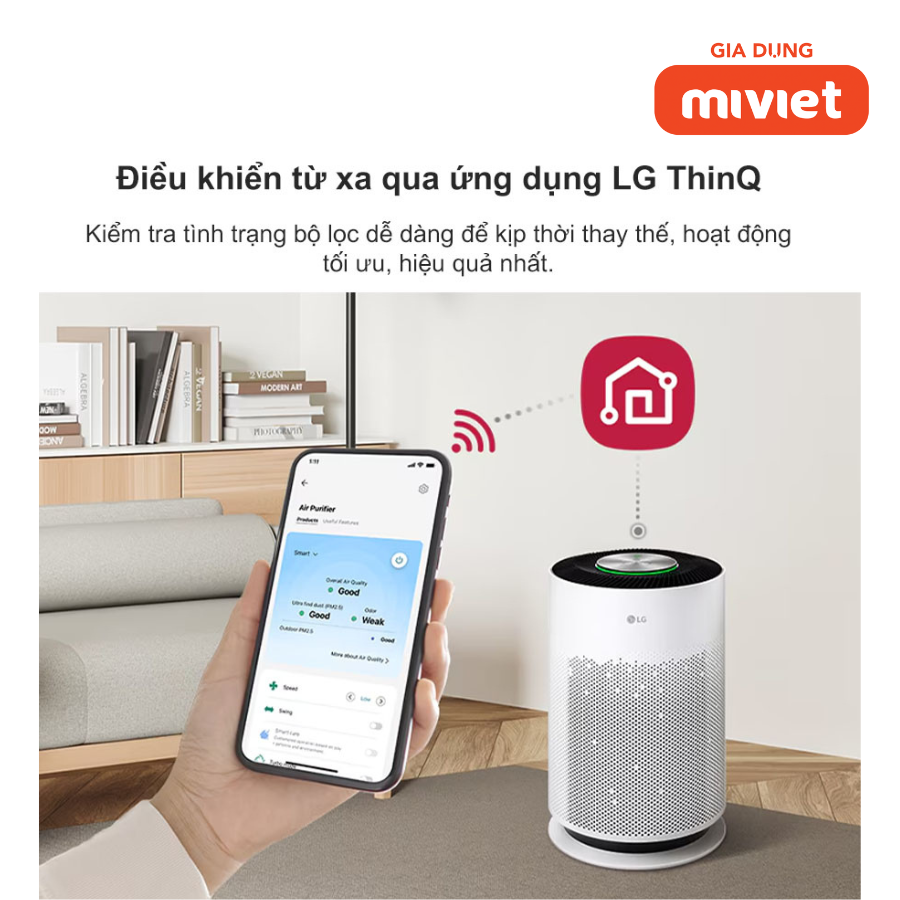 Máy lọc không khí LG PuriCare 360 Hit – Hệ thống lọc đa màng