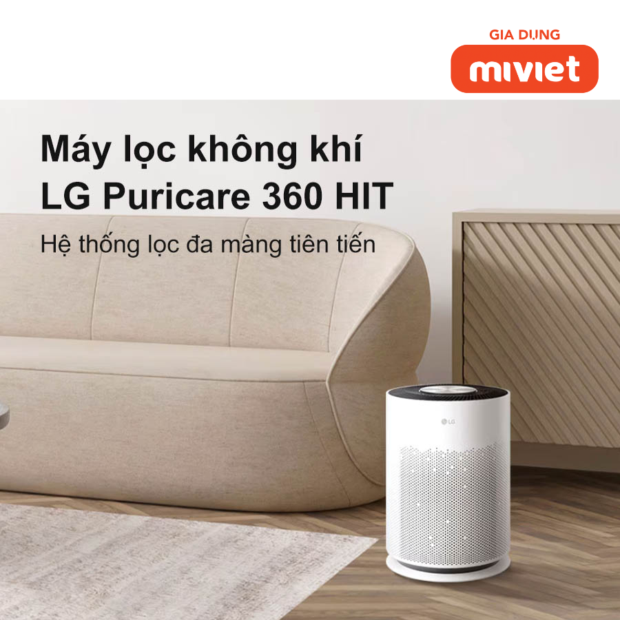 Máy lọc không khí LG PuriCare 360 Hit – Hệ thống lọc đa màng