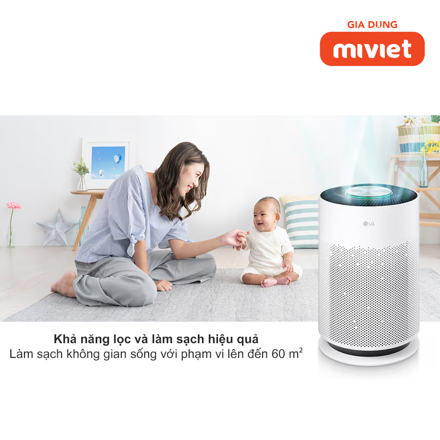 Máy lọc không khí LG PuriCare 360 Hit – Hệ thống lọc đa màng