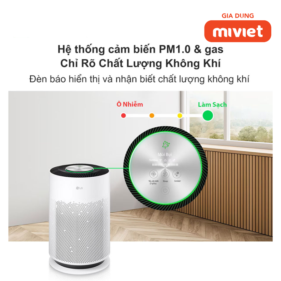 Máy lọc không khí LG PuriCare 360 Hit – Hệ thống lọc đa màng