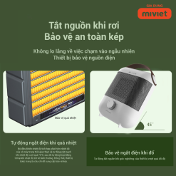 Máy sưởi gốm Lumias H08 - 1500W