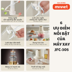 Máy xay thực phẩm đa năng Joyoung JSC-305