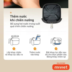 Nồi chiên không dầu 5L Joyoung JAF-565 | Công suất 1500W | Điều khiển núm xoay