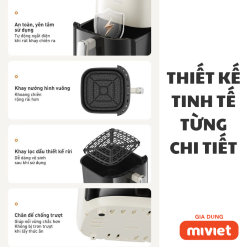 Nồi chiên không dầu 5L Joyoung JAF-565 | Công suất 1500W | Điều khiển núm xoay