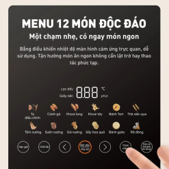 Nồi chiên không dầu 5L Joyoung JAF-566 | Công suất 1500W | Điều khiển cảm ứng