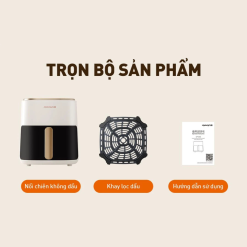 Nồi chiên không dầu 5L Joyoung JAF-566 | Công suất 1500W | Điều khiển cảm ứng