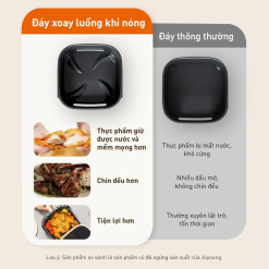 Nồi chiên không dầu 5L Joyoung JAF-566 | Công suất 1500W | Điều khiển cảm ứng