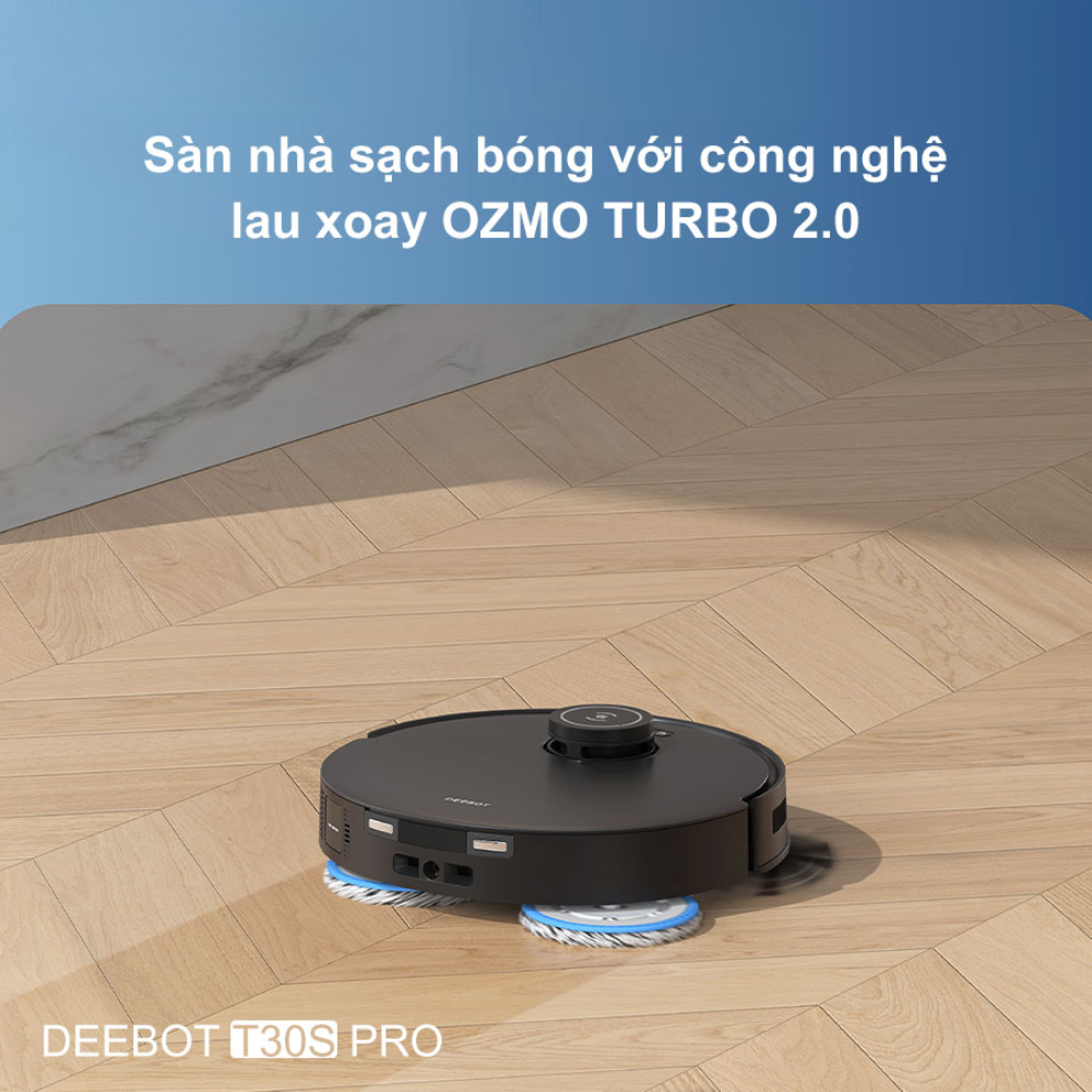 Công nghệ lau xoay OZMO TURBO 2.0 cải tiến