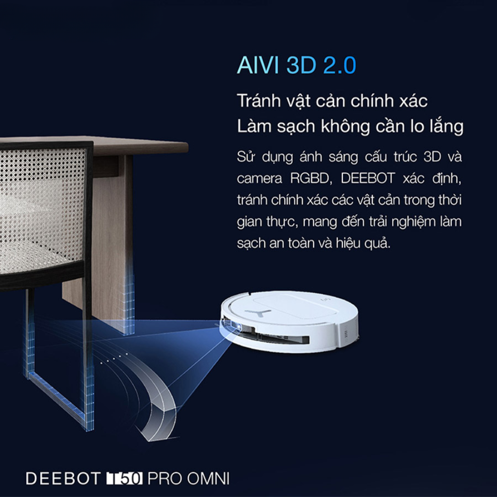 Công nghệ phát hiện vật cản AIVI 3D 3.0, tạo bản đồ 3D chính xác