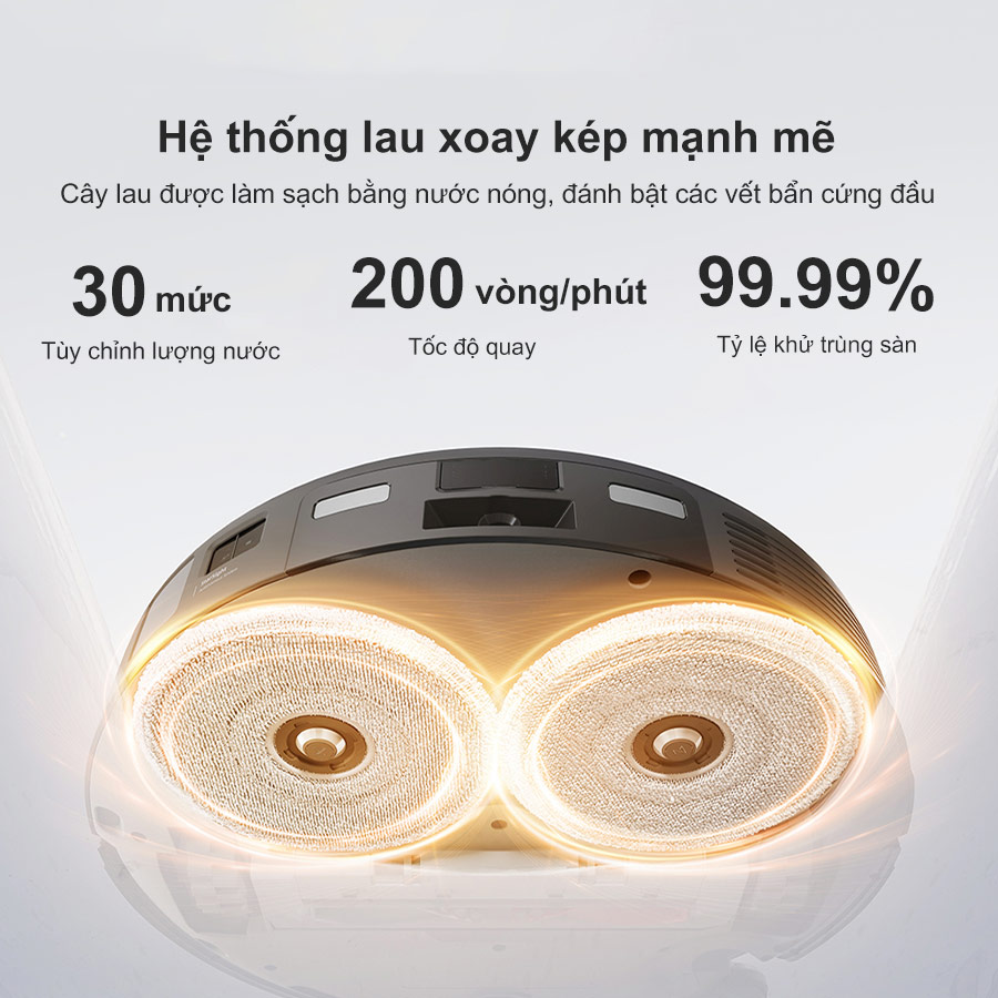 Robot hút bụi lau nhà Roborock Saros 10 R – Bản Quốc Tế