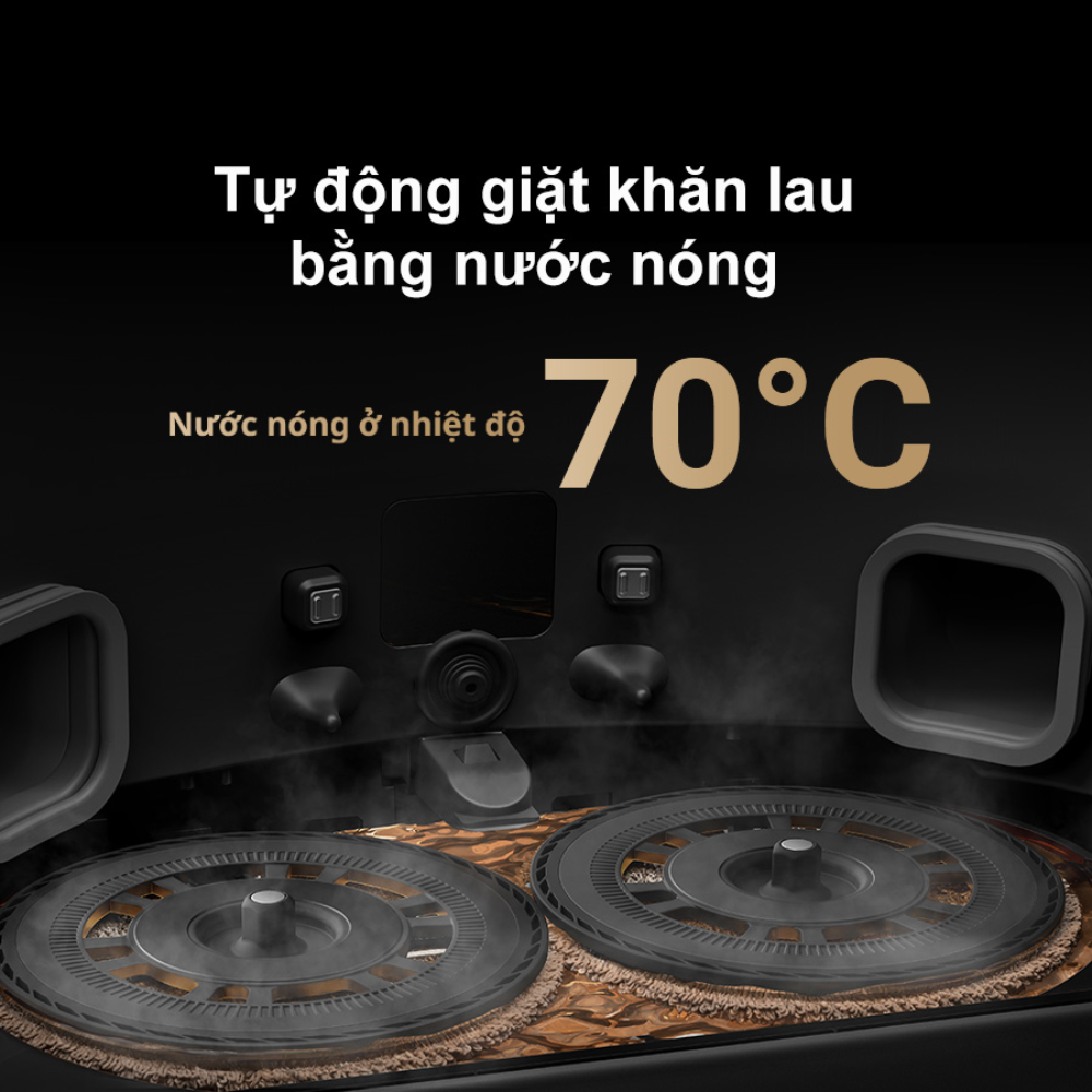 Tự động giặt giẻ bằng nước nóng 70 độ