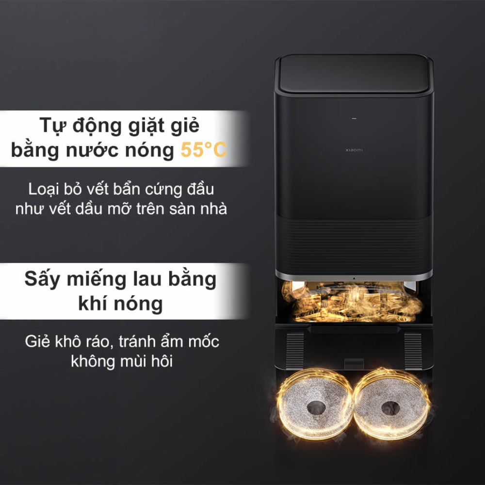 Dock sạc làm sạch tự động All In One