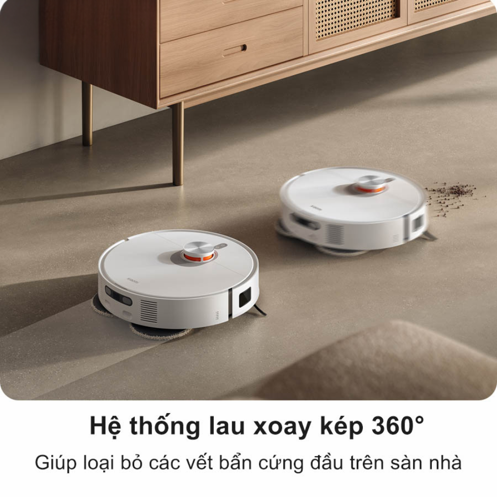 Hệ thống lau xoay 360 độ