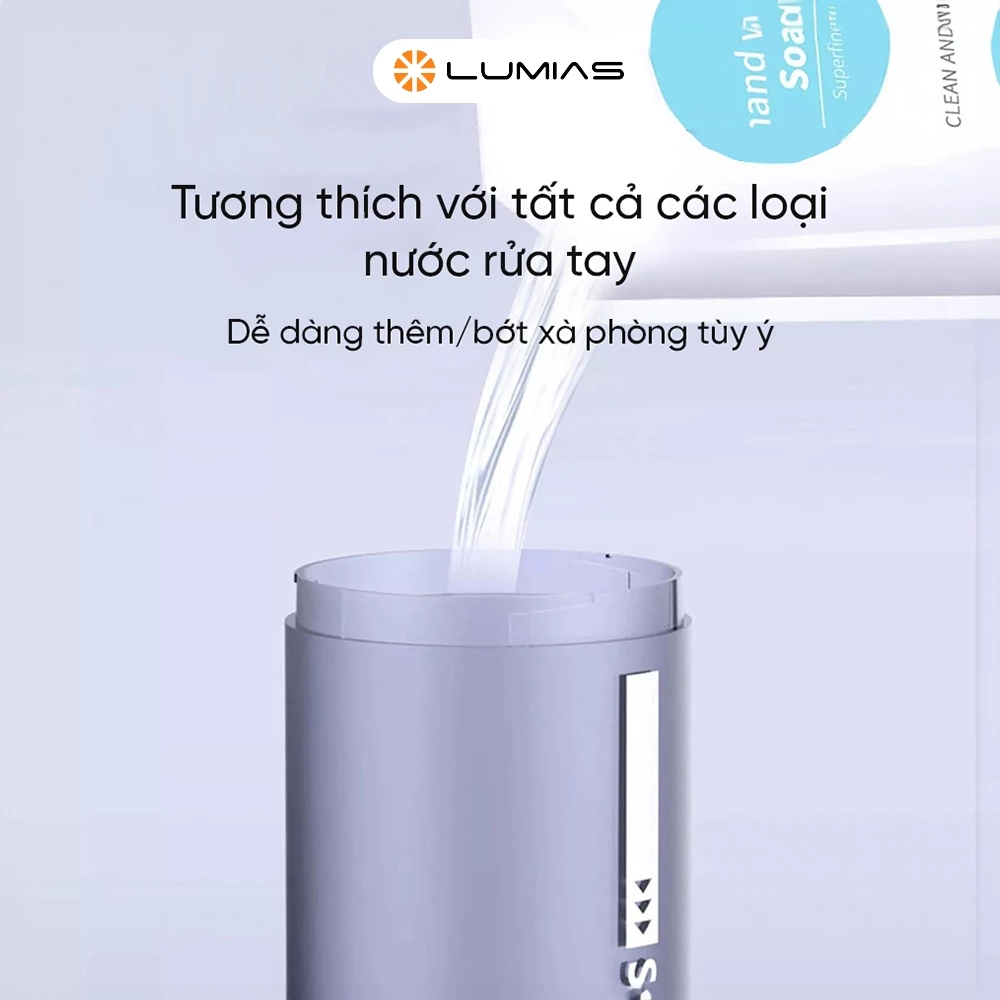 Bình đựng xà phòng rửa tay Lumias LSD-01W