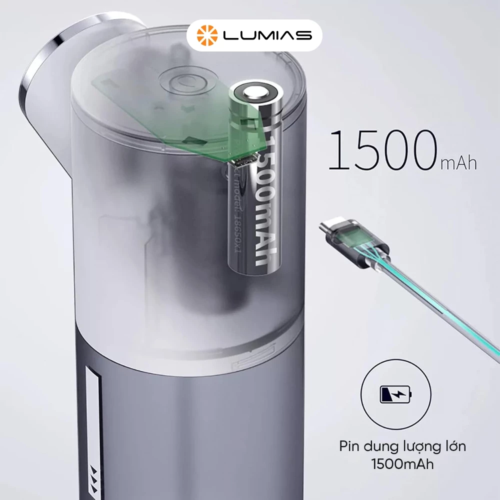 Bình đựng xà phòng rửa tay Lumias LSD-01W