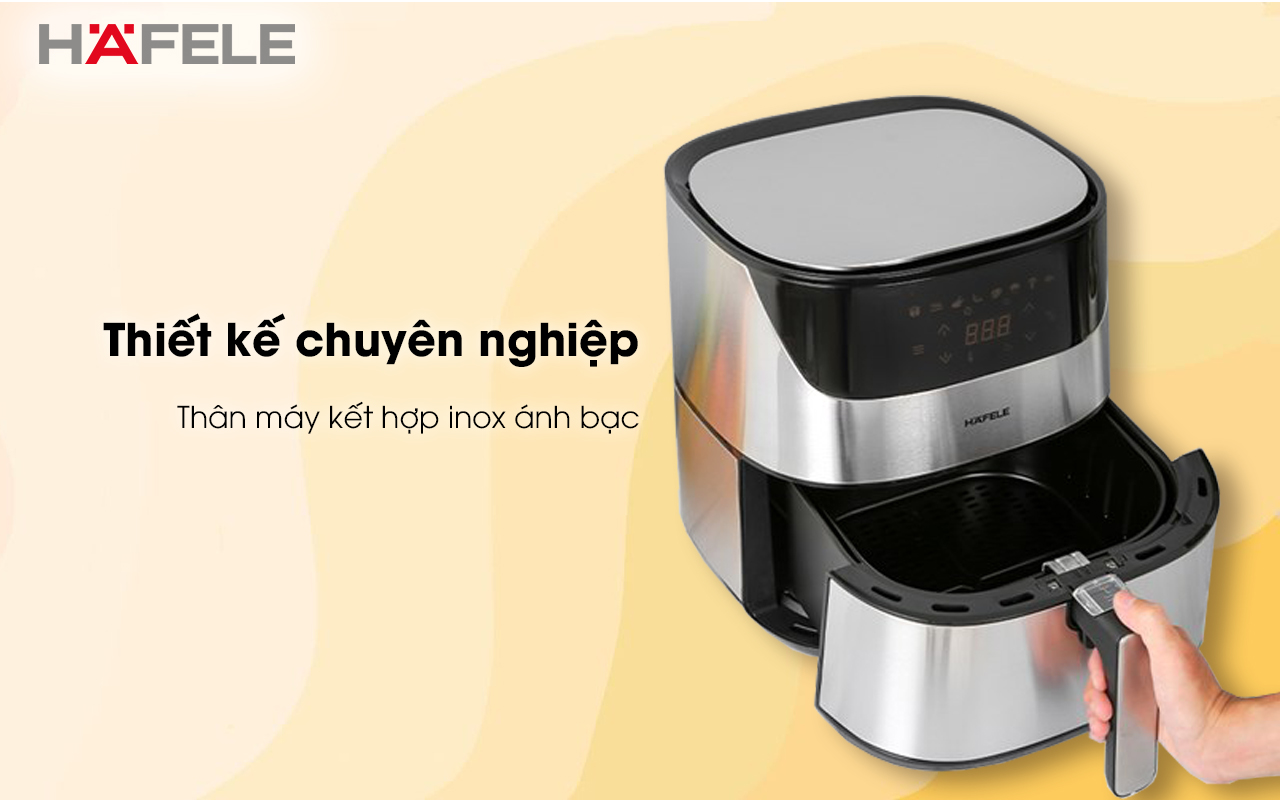 Nồi chiên không dầu HAFELE AF-T5A thiết kế chuyên nghiệp