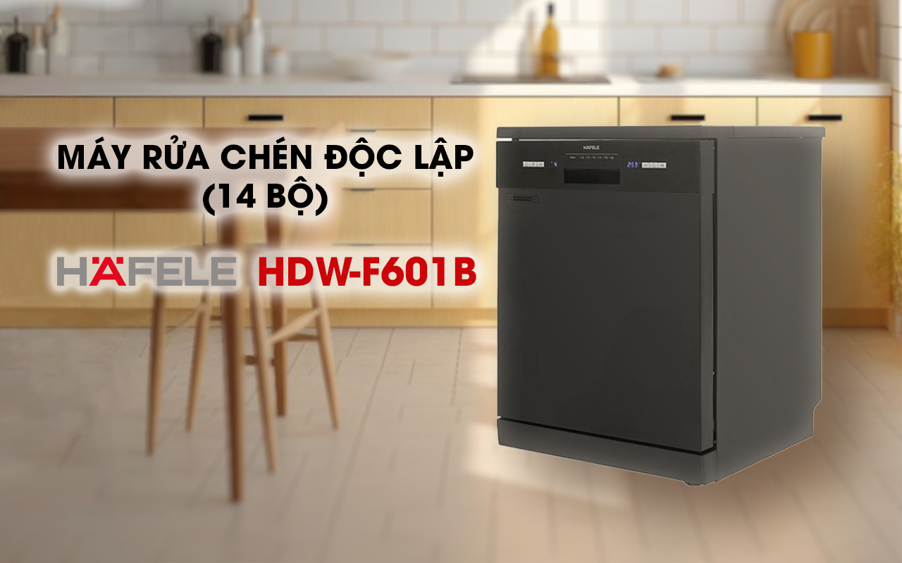 Máy rửa chén độc lập HAFELE HDW-F601B 14 bộ