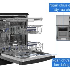 HAFELE HDW-F602EB – 538.21.360 – Máy rửa chén độc lập (14 bộ bát đĩa) – Chính hãng – BH 24 tháng