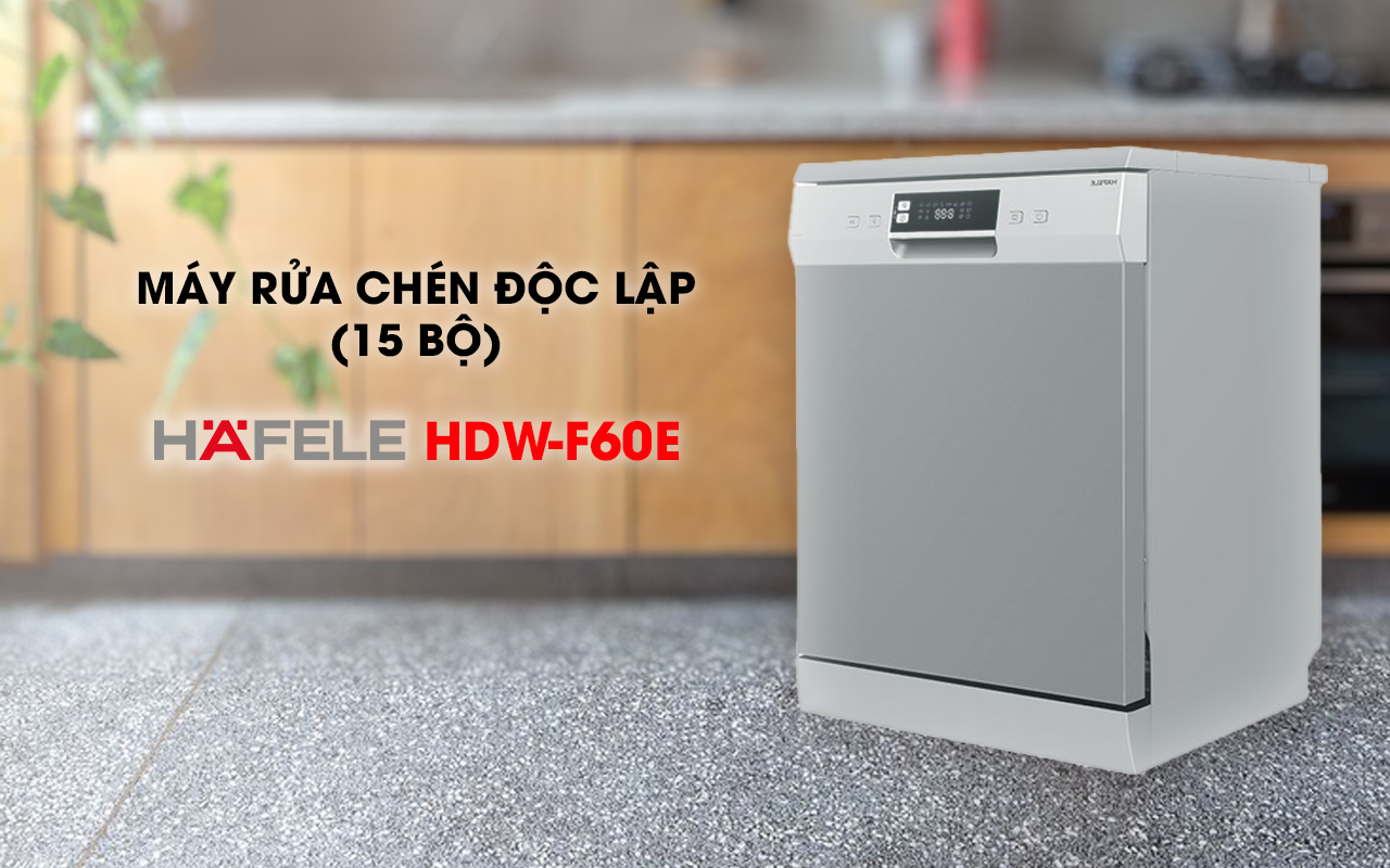 Máy rửa chén độc lập HAFELE HDW-F60E 15 bộ