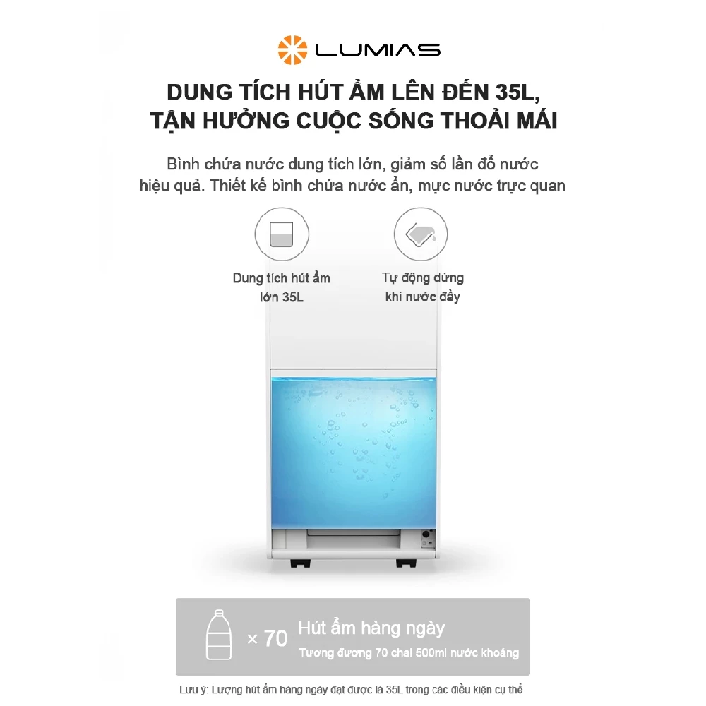 Máy hút ẩm Lumias LMD-35L