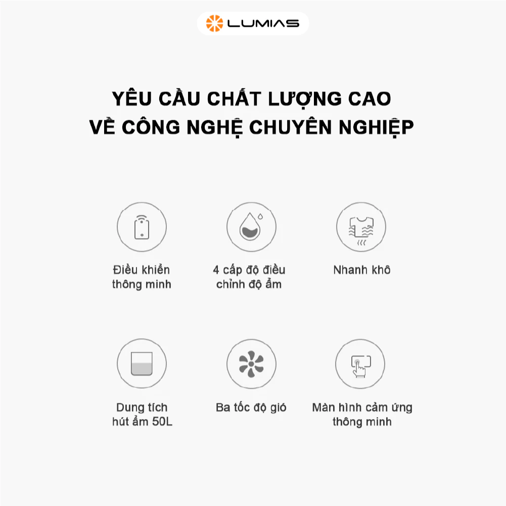 Máy hút ẩm Lumias LMD-50L