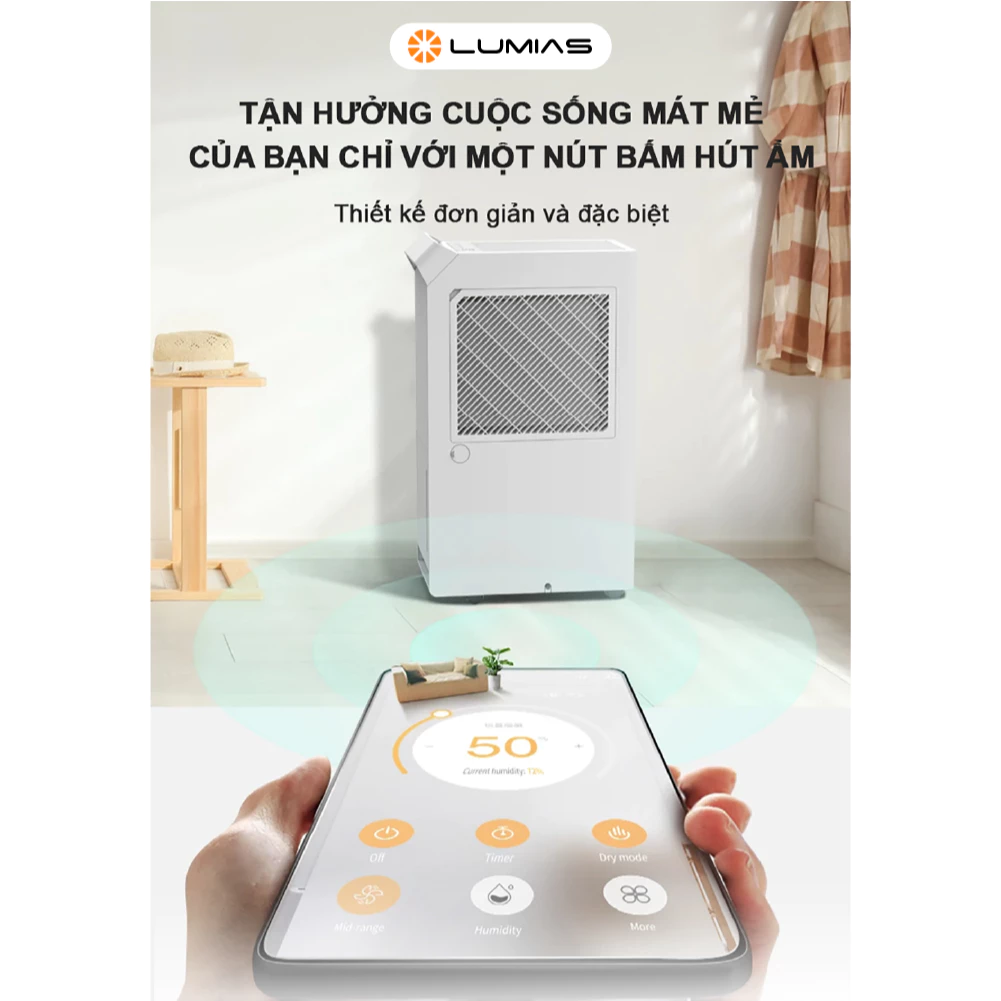 Máy hút ẩm Lumias LMD-50L