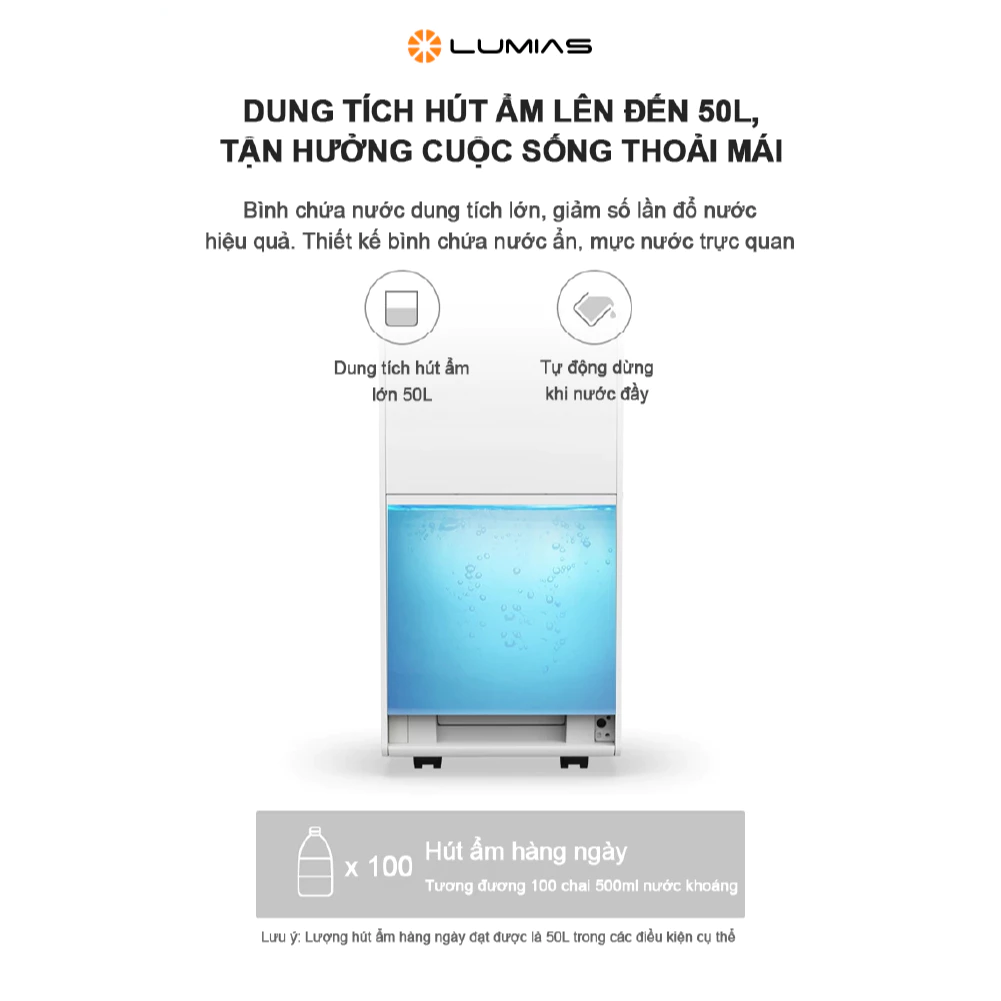 Máy hút ẩm Lumias LMD-50L