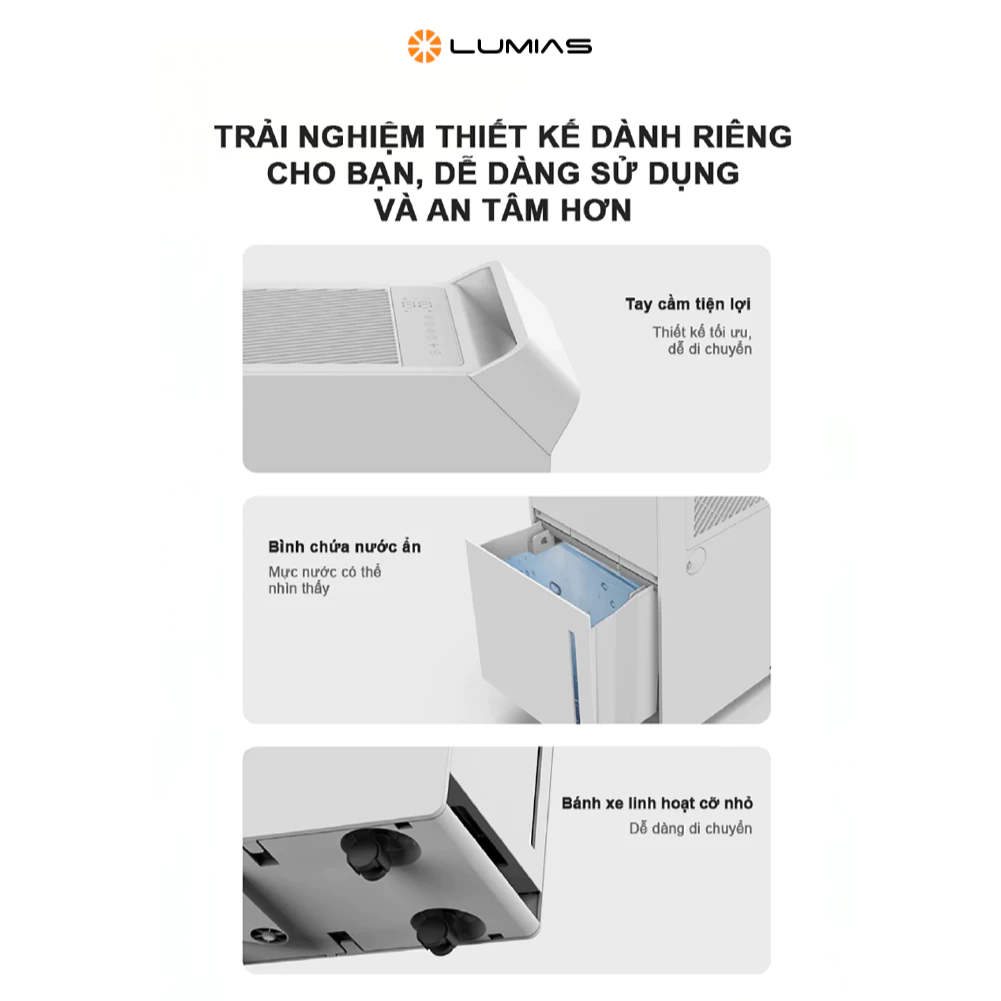 Máy hút ẩm Lumias LMD-50L
