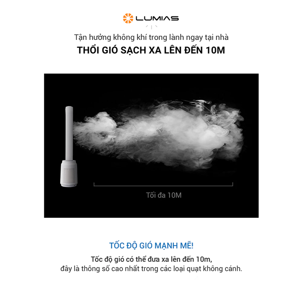Quạt không cánh Lumias T08 Pro