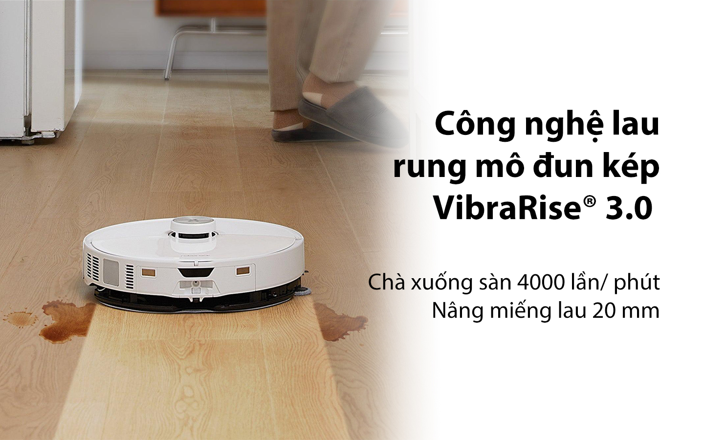 Robot hút bụi lau nhà Roborock S8 MaxV Ultra Auto Vibrarise