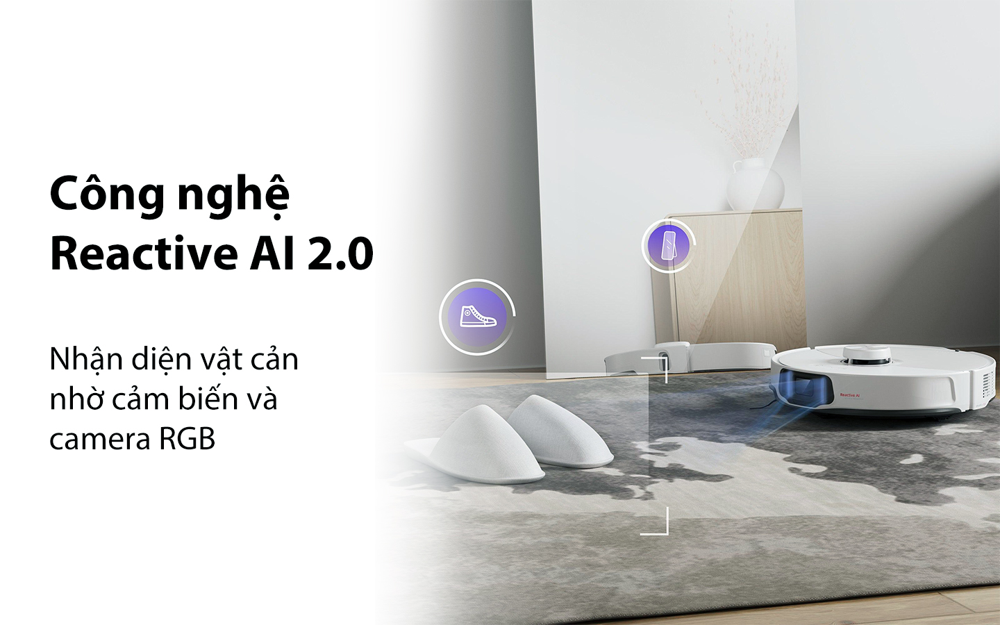 Robot hút bụi lau nhà Roborock S8 MaxV Ultra Auto Reactive AI 2.0