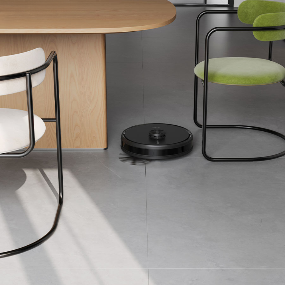 Hộp chứa bụi dung tích 400ml được gắn trực tiếp trên thân máy